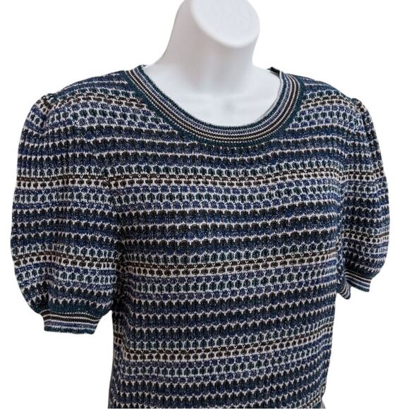 Free PEOPLE Free People Into You Mini Sweater Dress Green Blue Knit Medium @i - Picture 2 of 12